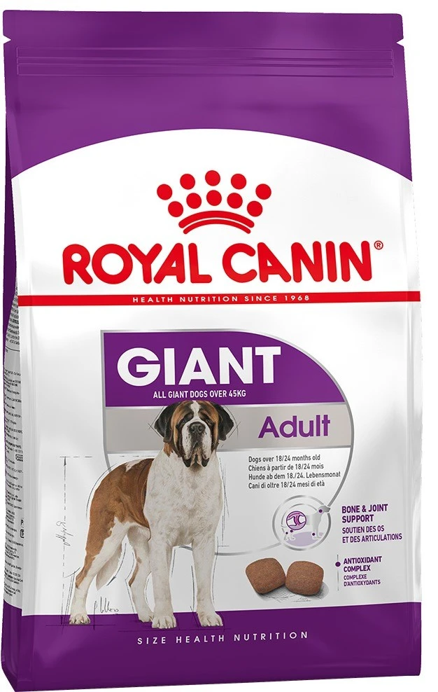 Royal Canin Giant Adult 15 kg - fuldfoder til voksne hunde, over 45 kg